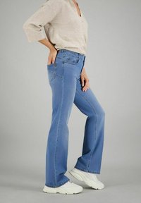Gardeur 5-POCKET ZURI 126  - Flared Jeans - blau