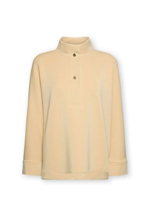 Elena Mirò, FELPA CON COLLO ALTO - Sweatshirt - beige