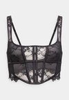 JULIA BRALETTE - Korzet - black