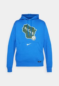NBA CITY EDITION MILWAUKEE BUCKS HOODY - Klubbklær - game royal/flat opal