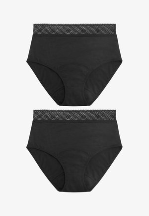 Next, 2 PACK - Menstruační kalhotky - mottled black