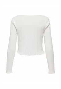 JDY SALSA - Gilet - cloud dancer