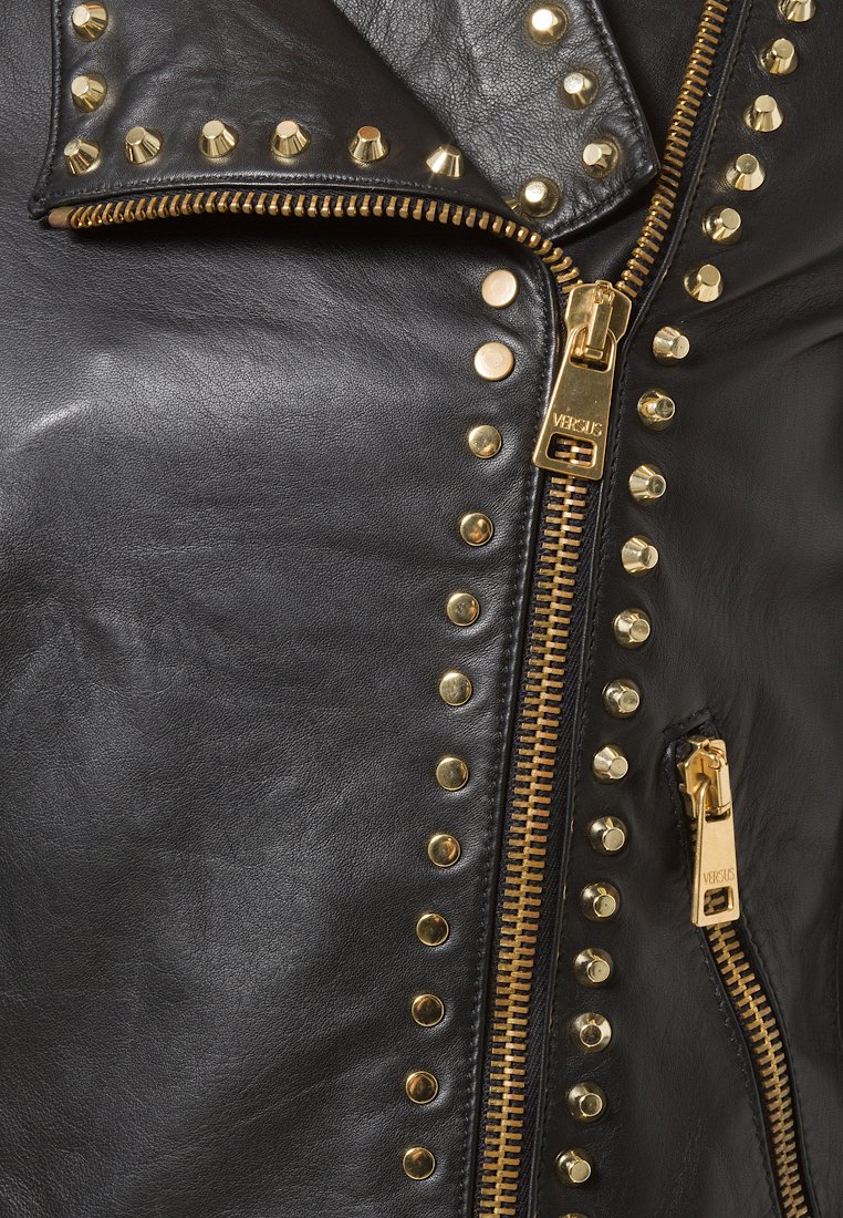 Versus Versace Giacca di pelle - black/nero - Zalando