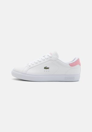 Lacoste POWERCOURT 224 - Tenisky - white/light pink