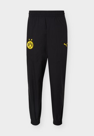 Puma, BVB DORTMUND PUMATECH PANTS - Fanartikel - black/faster yellow
