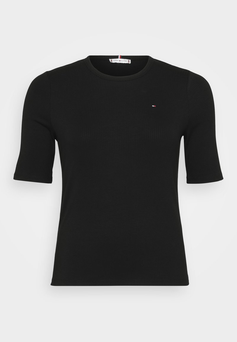 Tommy Hilfiger Curve T-shirt basic zwart