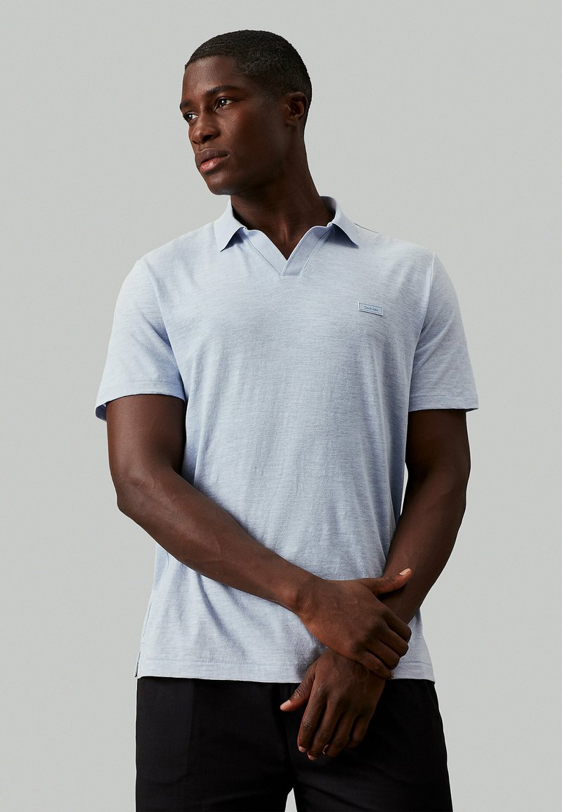 Calvin Klein Blue Cotton Polo Shirt main image 0