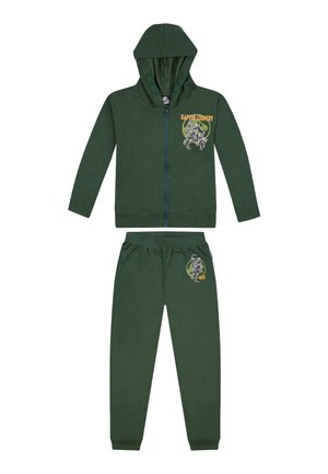 JOGGING SET - Tracksuit - grün