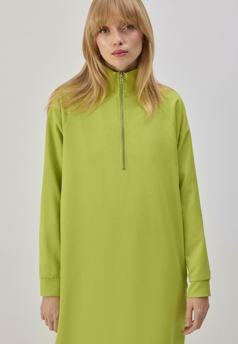 Touch Priv ZIP-UP STRAIGHT - Maxi dress - lime/light green - Zalando.ie