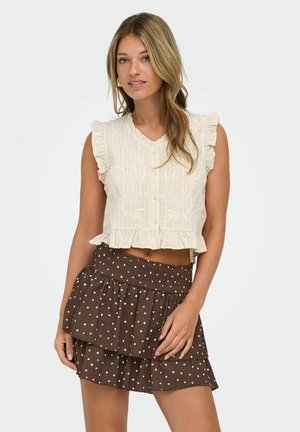 ONLY, SHIRT ONLELLIE SHIRT - Débardeur - pumice stone