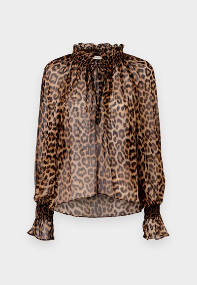 Alice + Olivia NORAH TIE PEASANT - Bluse - brown