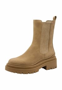 Tamaris CHELSEA - Botines con plataforma - camel