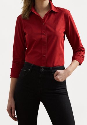 Košilová halenka  - dark red