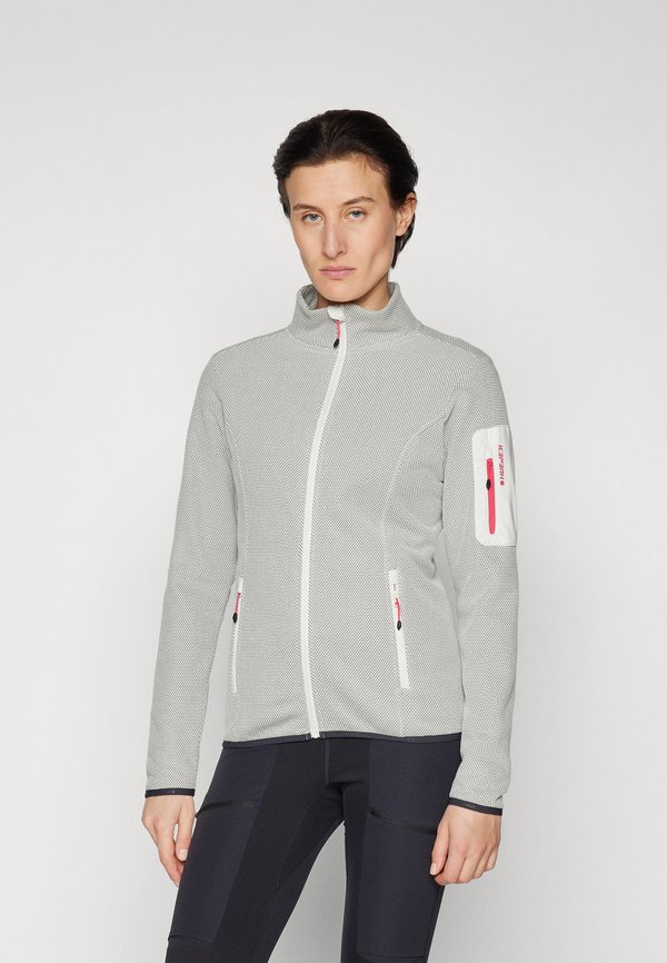BOWERSVILLE - Zip-up sweatshirt - powder