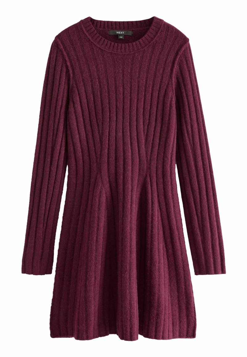 Next Flare Mini Regular Fit Abito in maglia red berry/rosso