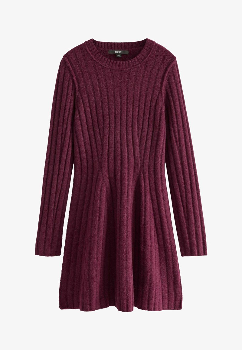 Next Flare Mini Regular Fit Abito in maglia red berry/rosso