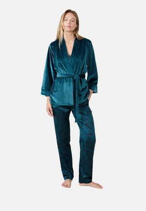 VERA SET - Pigiama - imp fond vert