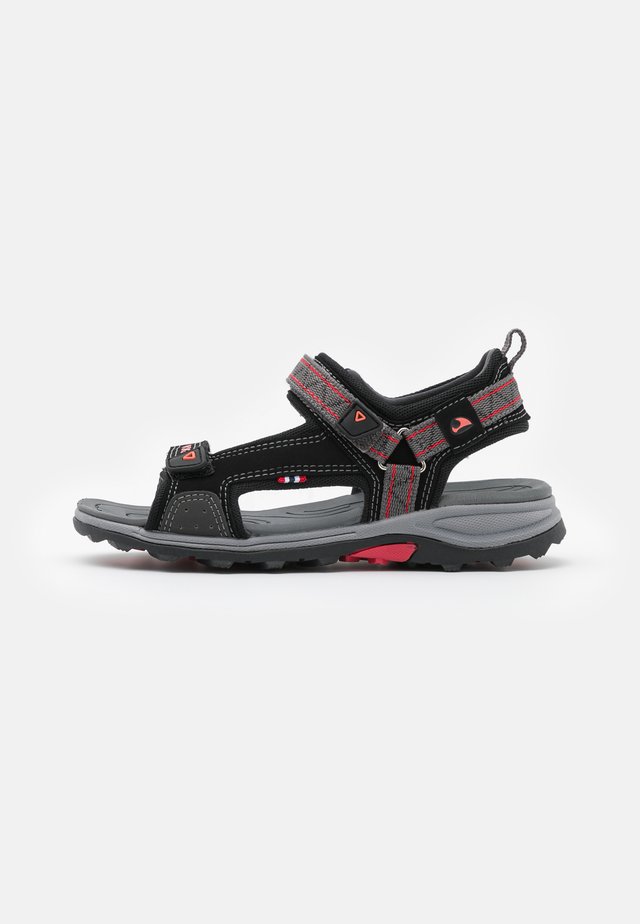 SANDOEY UNISEX - Outdoorsandalen - black/red