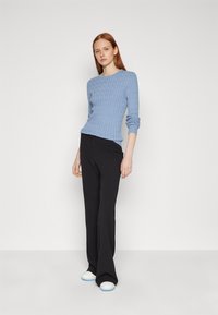 GANT STRETCH C NECK - Pulover - blue water