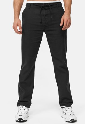 INDICODE JEANS INCLIO - Stoffhose - black