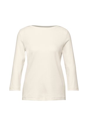 Langærmet T-shirt - weiß