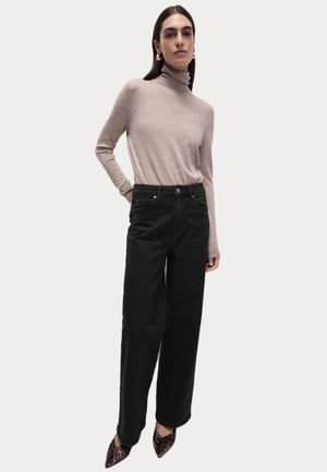 WIDE LEG - Relaxed fit jeans - black