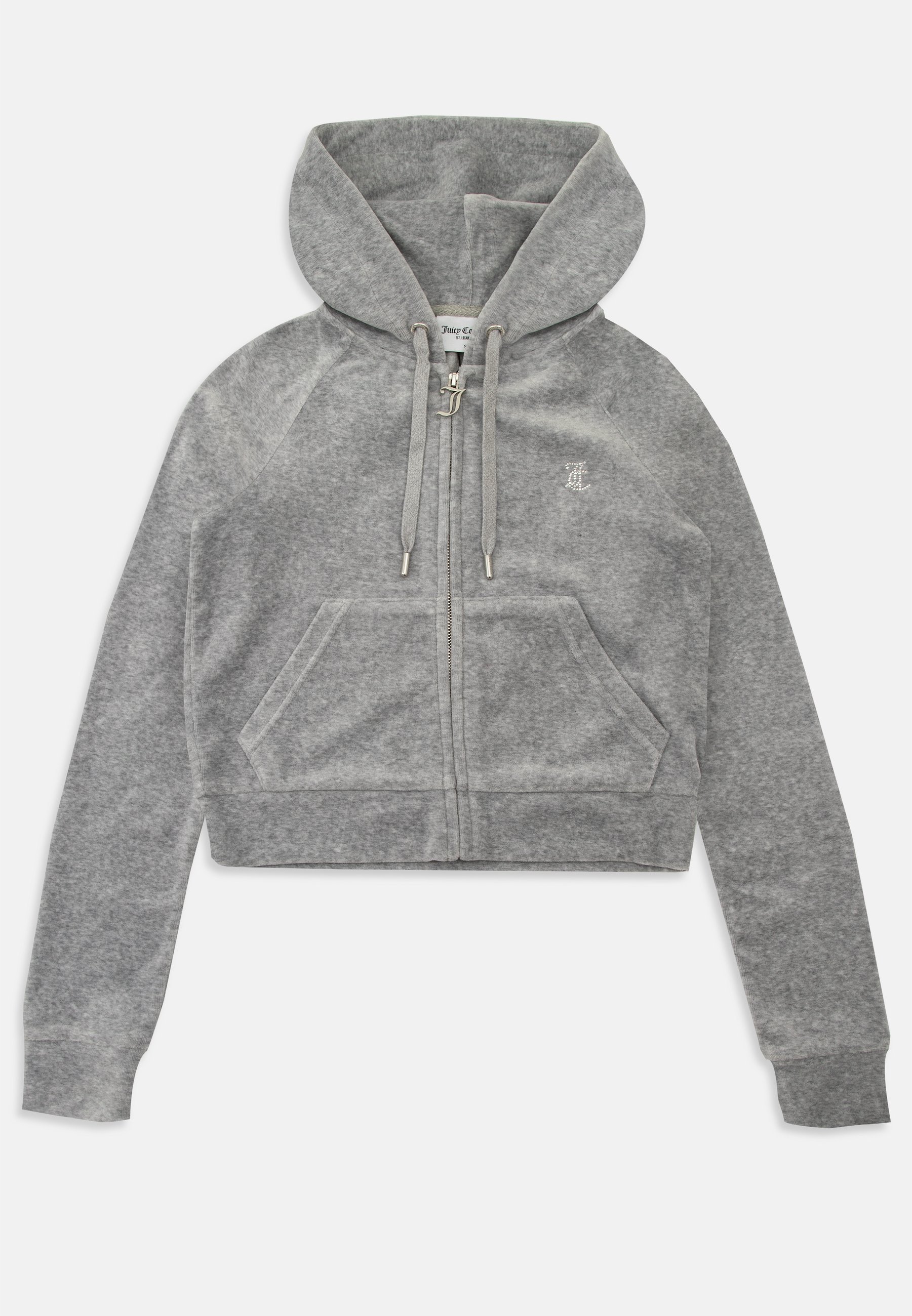 Juicy Couture MADISON - Zip-up sweatshirt - silver/silver-coloured