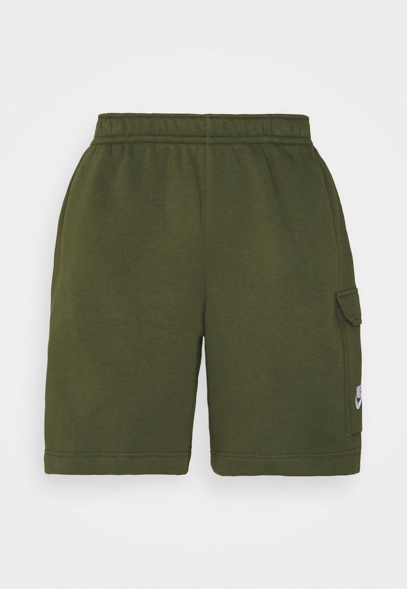Nike Sportswear CLUB CARGO - Calças de fato de treino - rough green/white