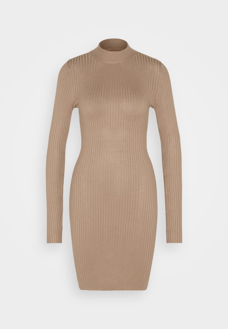 Even&Odd Gebreide jurk taupe