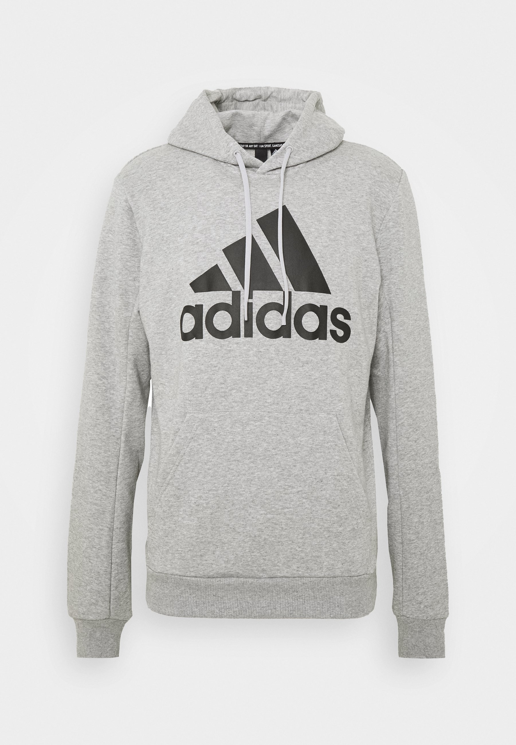 Men ESSENTIALS SPORTS INSPIRED HOODED - Hoodie - medium grey heather Men ESSENTIALS SPORTS INSPIRED HOODED - Hoodie - medium grey heather
