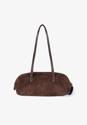 HOLZRICHTER Berlin, HOLZRICHTER BERLIN SCHULTERTASCHE BOWLING TASCHE NO 1-1 (M) - Handbag - chocolate brown suede