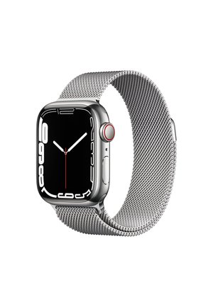 APPLE WATCH SERIES 7 41MM (GPS + CELLULAR) - Smartwatch - silver stainless steel case with silver milanese loop