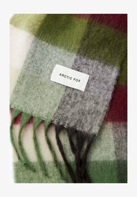 Geselecteerd, mossy green check