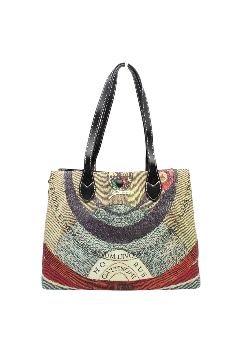 Beauty Case Large Gattinoni Roma Teodosia Easy Chic - Borsa Trolley Multicolore In Nylon E PU (BENTF7692WIP)