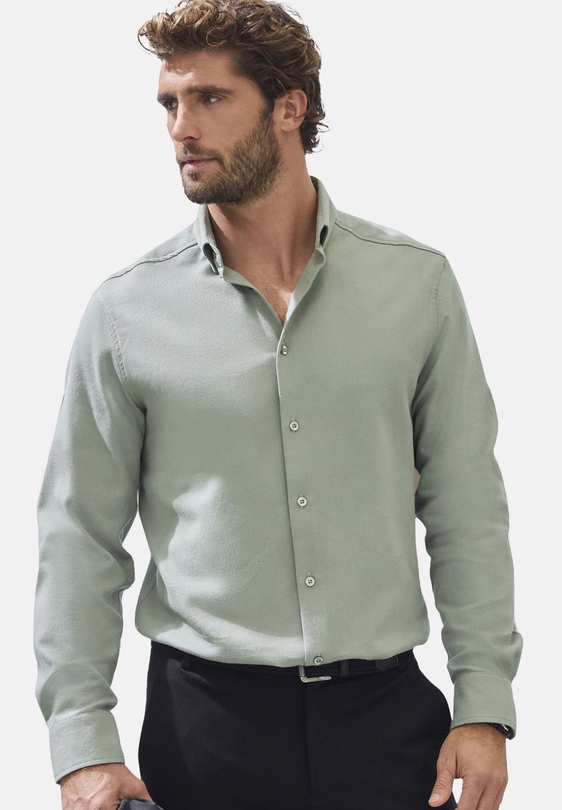 H.I.S LANGARM  - Krekls - salbei