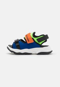 Geselecteerd, blue/neon green/orange/black