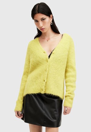 AllSaints VORTEX - Neuletakki - yellow