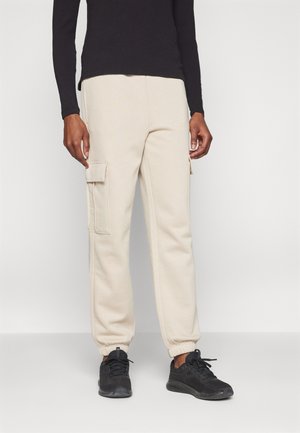 ICONS ELASTIC CUFF CARGO PANTS - Tygbyxor - beige