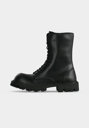 Rombaut CRASH UNISEX - Členkové šnurovacie čižmy - black