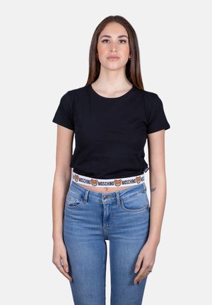 Moschino Underwear BANDA LOGATA TEDDY - T-shirt con stampa - nero