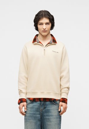 PREMIUM POLISH SCRIPT LOGO - Sweatshirt - beige