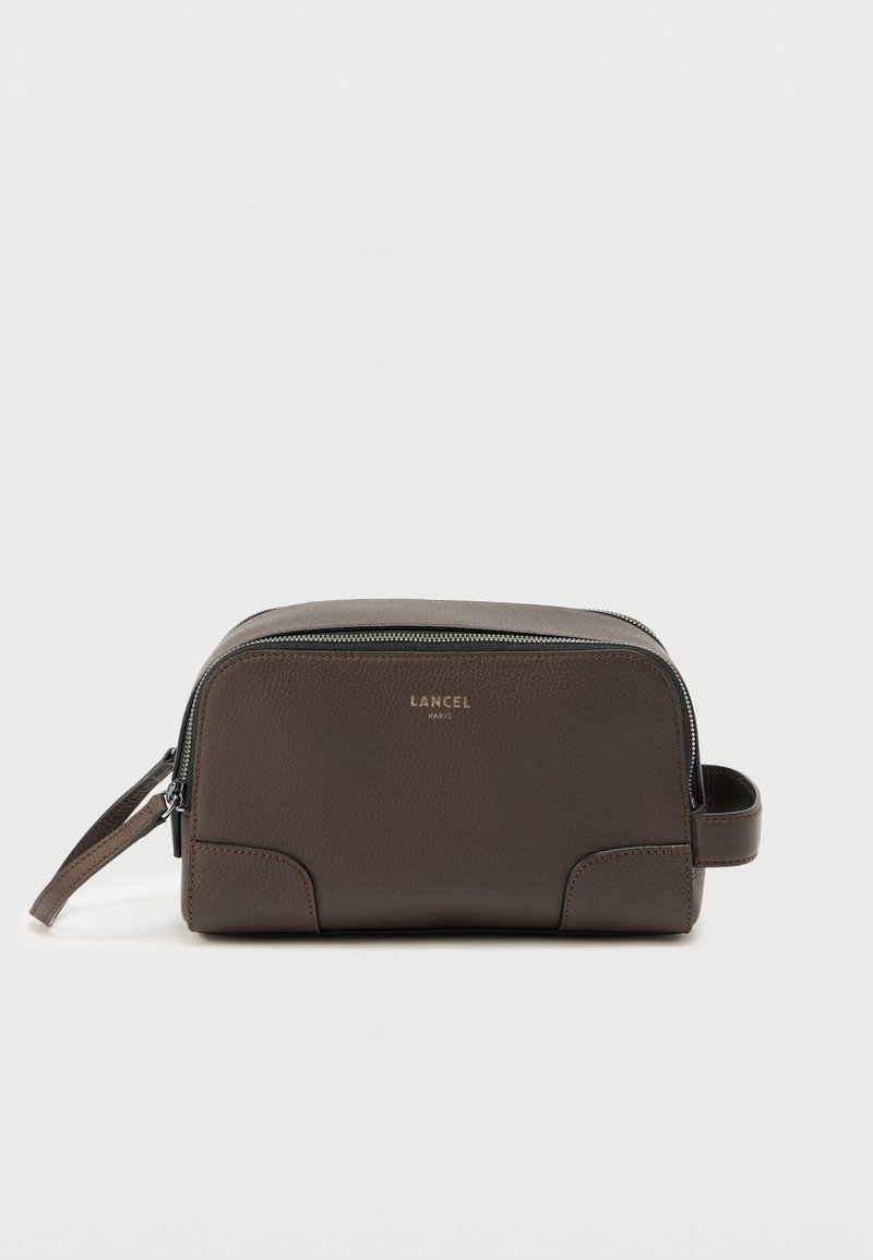 Lancel CHARLIE UNISEX - Tualett-tarvete kott - macadamia/tumepruun ...