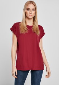 Urban Classics EXTENDED SHOULDER TEE - T-shirts - Bordeaux