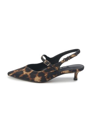 SELENDA LEOPARD - Klasické lodičky - brown/black