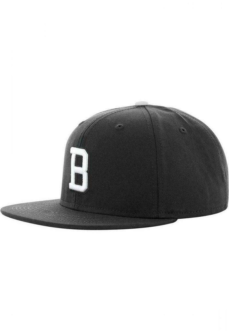 MSTRDS UNISEX LETTER SNAPBACK - Naģene - mottled anthracite white