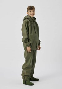 TWO SOON - SET UNISEX - Regenbroek - dusty olive Miniatuurafbeelding 1