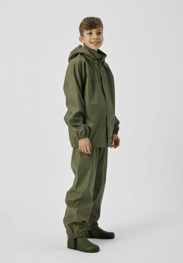 SET UNISEX - Regenhose - dusty olive