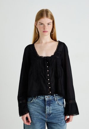 Free People LONGSLEEVE EVERMORE - Bluse - black