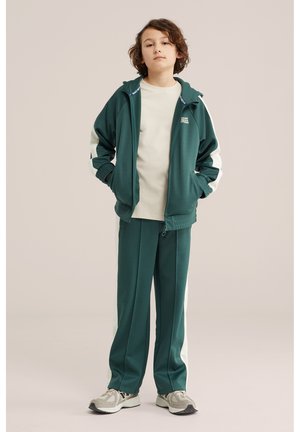 WE Fashion BAD  - Felpa con zip - dark green