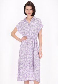 usha Abito a camicia - purple white